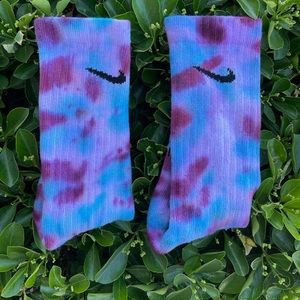 Nike tie dye crew socks